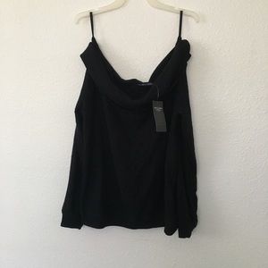 A&F off the shoulder puff sleeve sweater, S, New